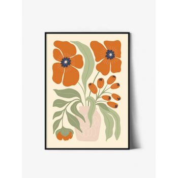 Tablou Abstract Vase Flowers