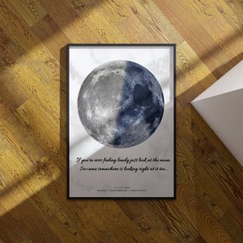 Tablou personalizat cu luna Moon