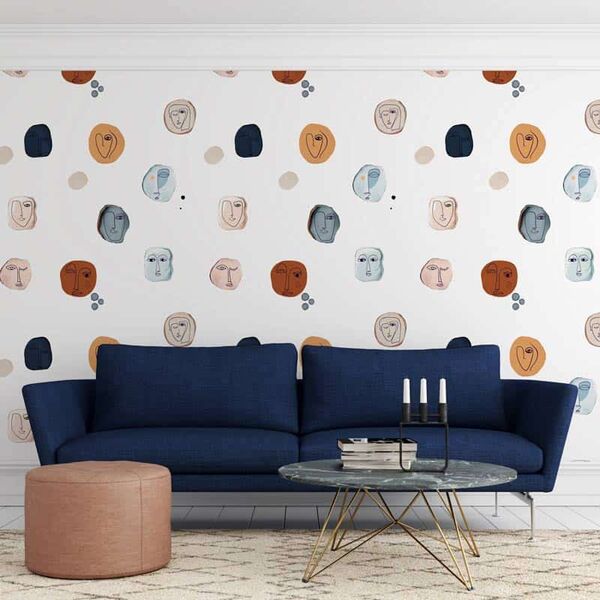 Tapet abstract Million Faces