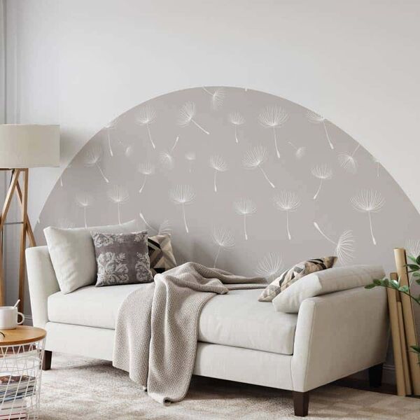 Tapet flori papadie abstract