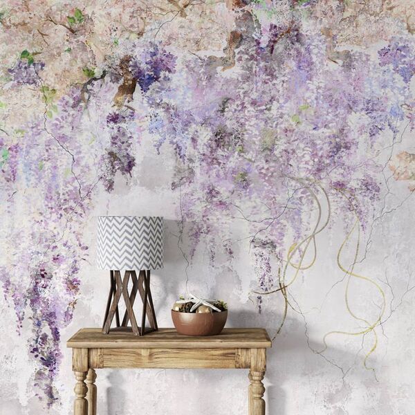 Tapet flori pastelate