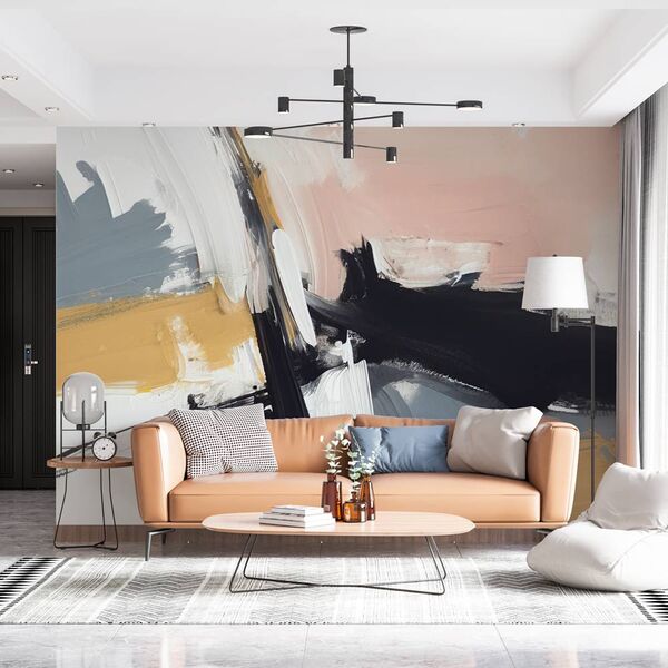 Tapet abstract pictura in ulei