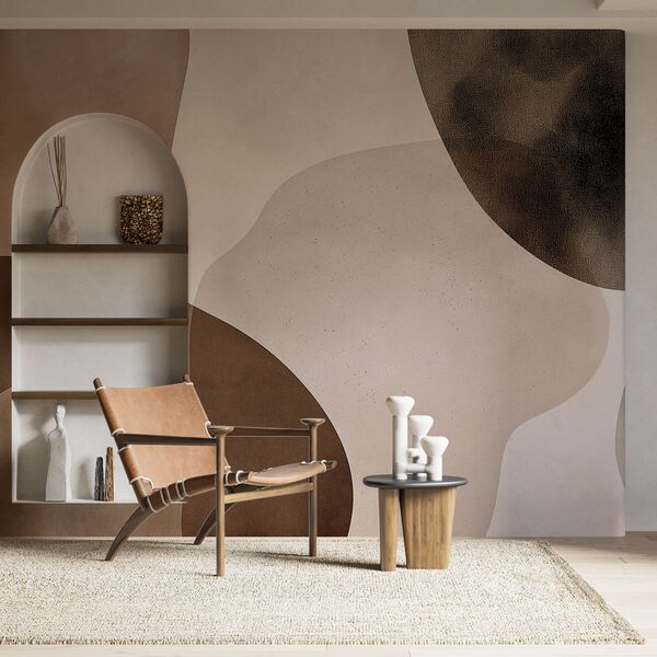 Tapet Premium Mocha Shapes