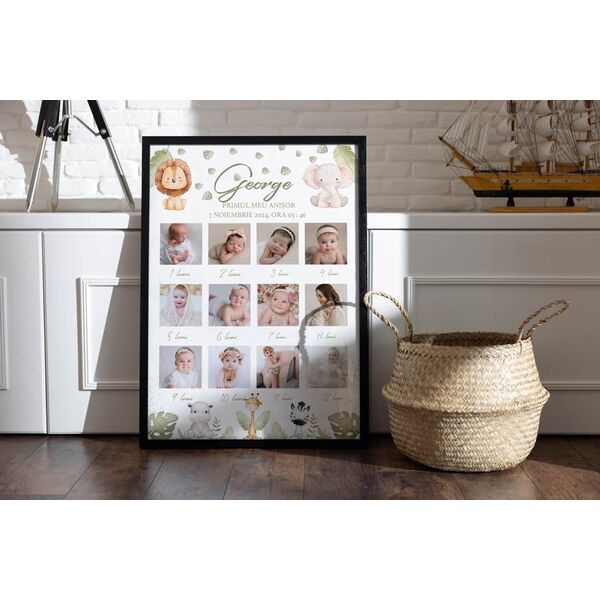 Tablou personalizat prima aniversare 1 an