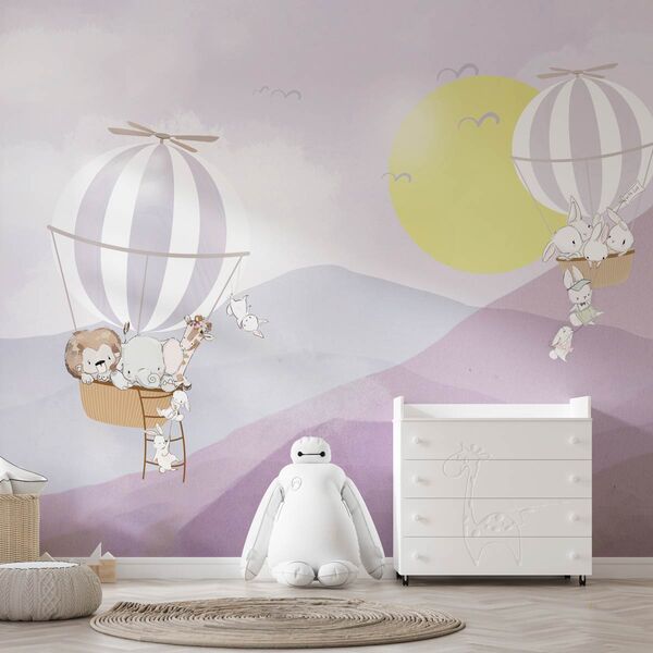 Tapet pentru copii Up, up in the Sky Roz
