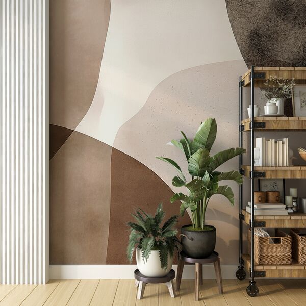 Tapet Premium Mocha Shapes