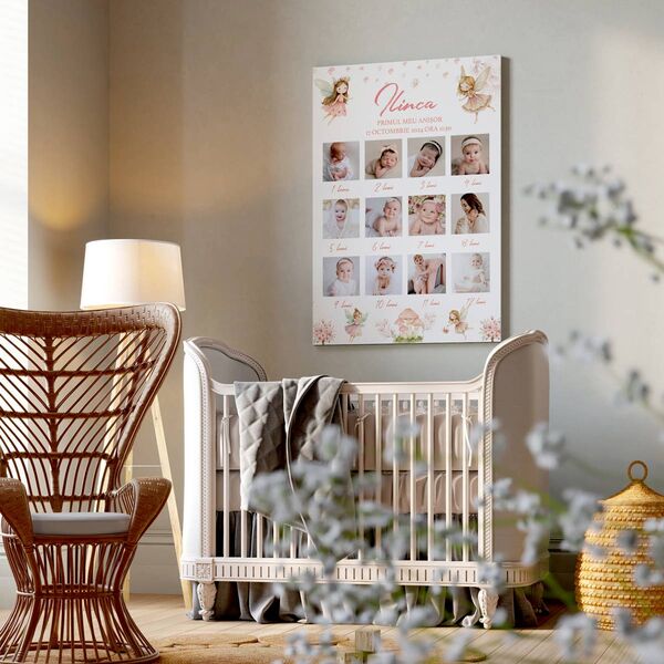 Tablou personalizat prima aniversare 1 an