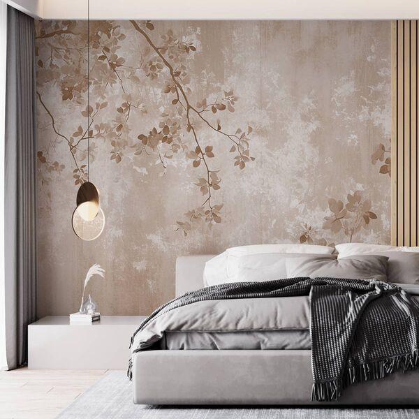 Tapet Premium Botanical Branch Beige