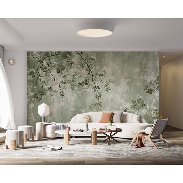 Tapet Premium Botanical Branch Green