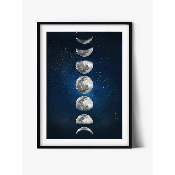 Tablou Art Print Fazele Lunii