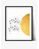 Tablou Abstract Art | Minimalist Golden Sun
