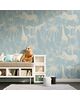 Tapet Premium Blue Jungle Pattern