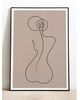  Tabloul decor Line Art Abstract Body